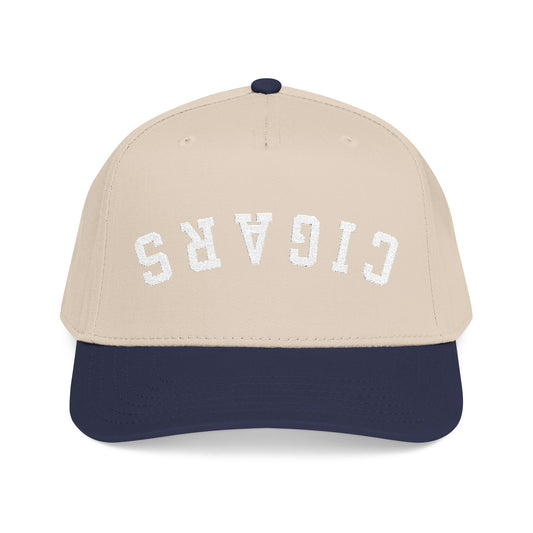 Reverse Script Cigar Baseball Cap