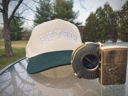 Reverse Script Cigar Baseball Cap